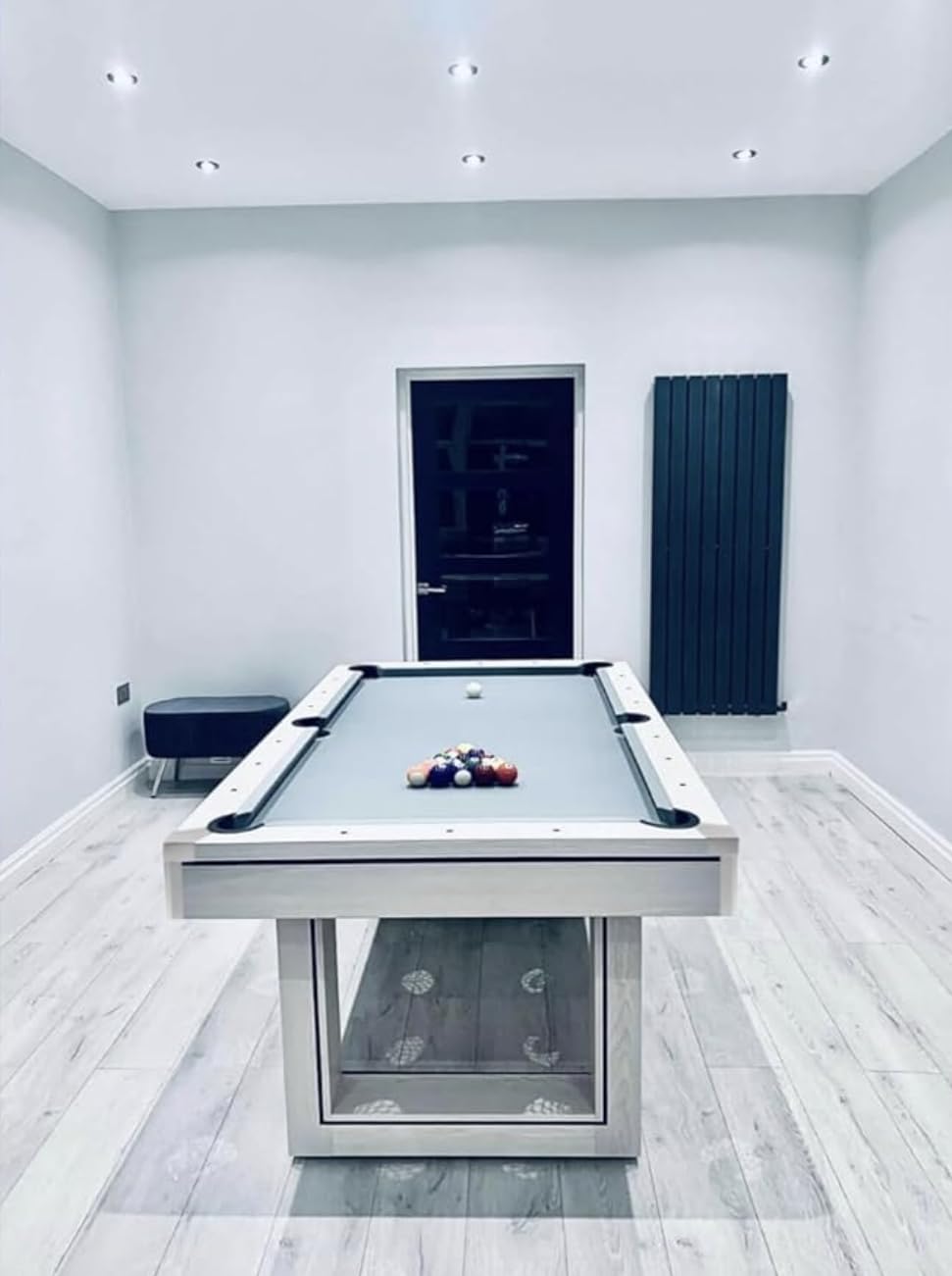 Tavolo da biliardo multifunzionale con piano da pranzo e ping pong, 1,8 m/2,1 m, tutti gli accessori inclusi, perfetto per giochi in famiglia e tempo libero
