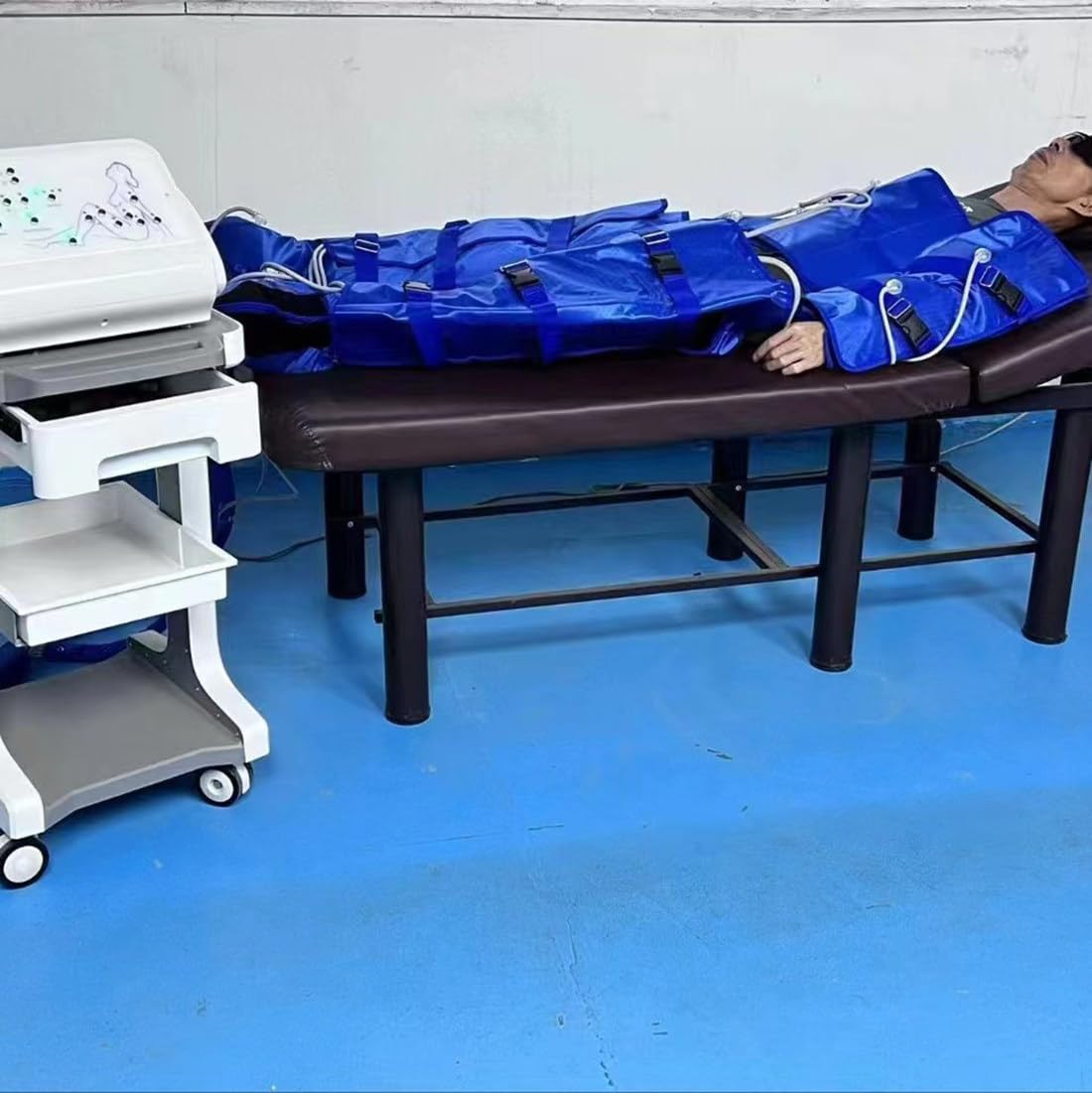 Pressoterapia Linfodrenaggio per Casa Massaggiatore Elettrico Compressione Massaggiatore Anticellulite Macchinario Macchina Linfodrenaggio Tuta Drenaggio Linfatico,Linfodrenaggio