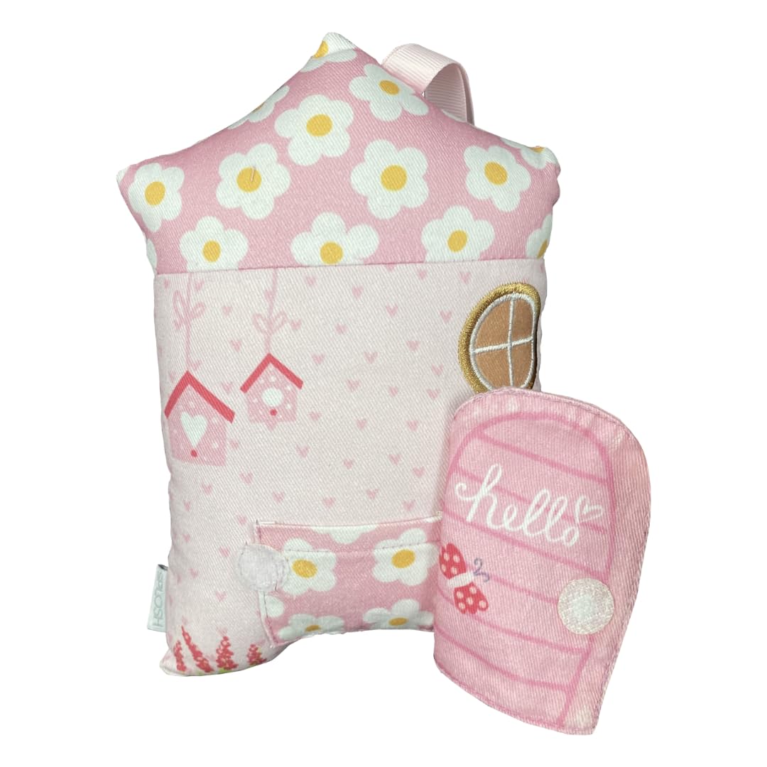 Splosh Girls Pink Tooth Fairy House - Magical Tooth Fairy Pillow With Fairy Door To Place Lost Tooth, Tooth Fairy Gifts For Boys And Toddlers, Tooth Fairy Bag For Every Lost Tooth