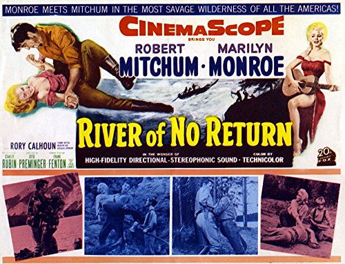 Posterazzi River Of No Return Marilyn Monroe Robert Mitchum 1954 Tm & Copyright (C) 20Th Century Fox Film All Rights Reserved. Movie Masterprint Poster Print, (14 x 11)