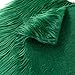 Qidkeo Faux Fur Fabric for Crafts, Gnomes, Animal Costumes, Cushions, Decorations Forest Green 10x10in