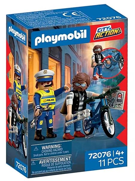 PLAYMOBIL City Action 72076 - Juego de Figuras de policía y
