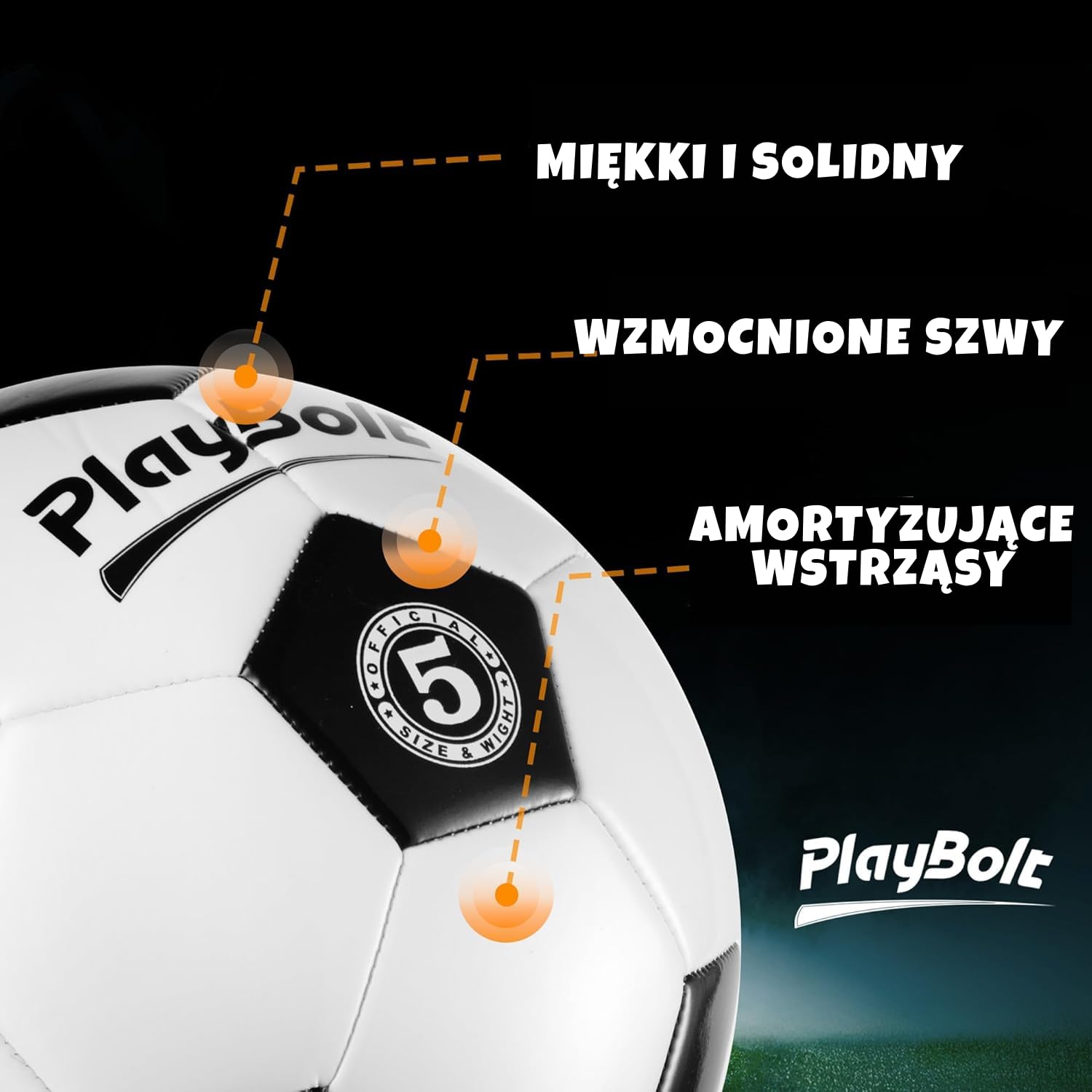 Piłka nożna rozmiar 2–5, wysokiej jakości PVC, z pompką. Dla dzieci, młodzieży i dorosłych. Idealna do treningu, meczu i gry. Pakiet 1 lub 4 sztuki