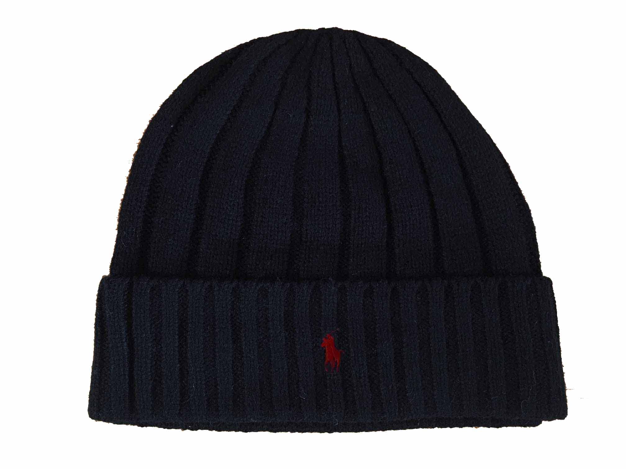 Polo Ralph Lauren Men`s Signature Merino Cuffed Beanie