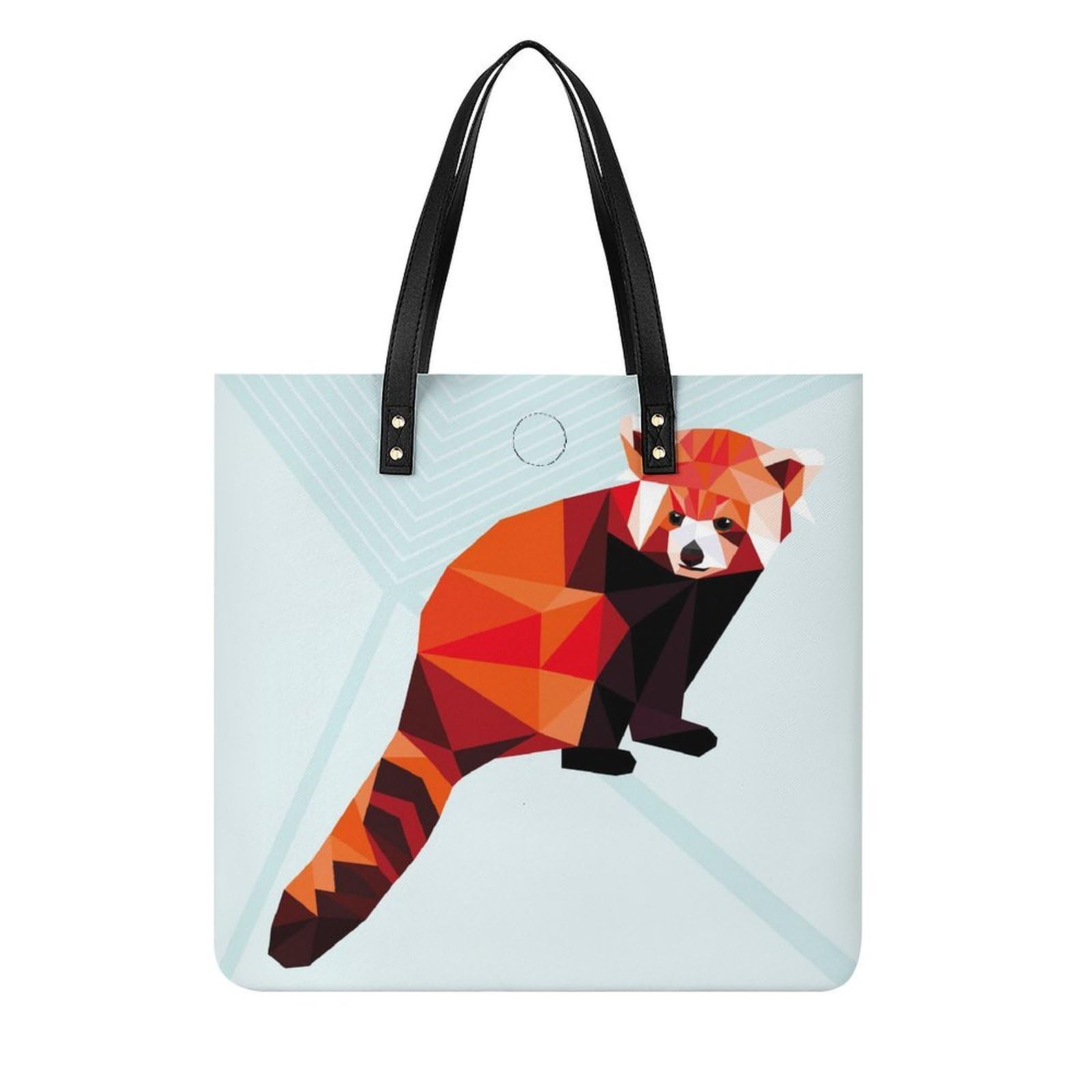 Sac à main shopper ratons laveurs rouges grand tote bag de voyage pour femmes - 8