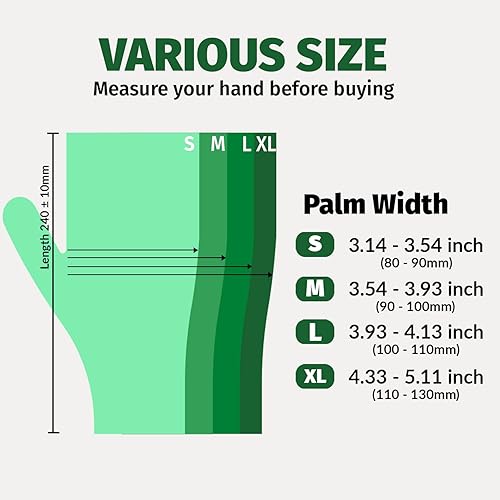 Miniatura 6 de GORILLA SUPPLY Guantes de vinilo grandes, transparentes, unisex, desechables, 1000 unidades