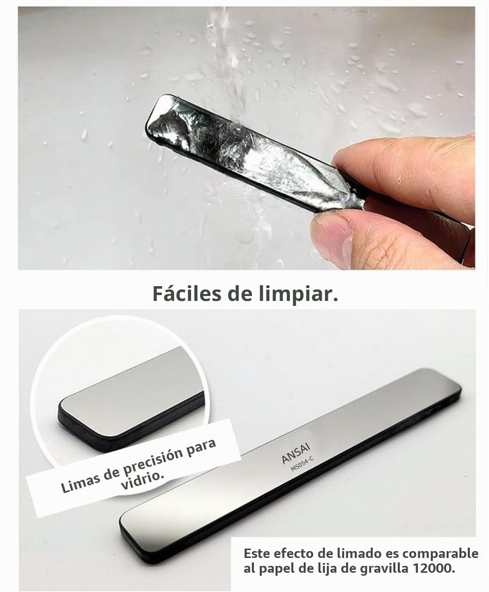 ANSAI Hobby - Herramientas de molienda para pulir vidrio para modelo a escala #8000#10000 3 piezas