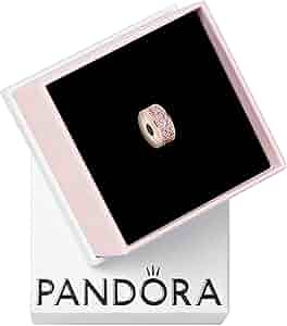 Amazon.com: Pandora Pink Pavé Clip Charm - Gift for Her