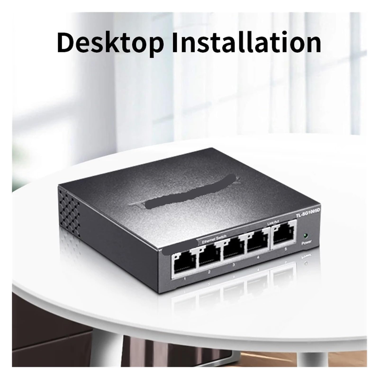 Commutateur Ethernet Gigabit 5 Ports commutateur réseau 1000BASE-T Plug and Play Hub réseau répartiteur Internet TL-SG1005D (Color : US Adapter)