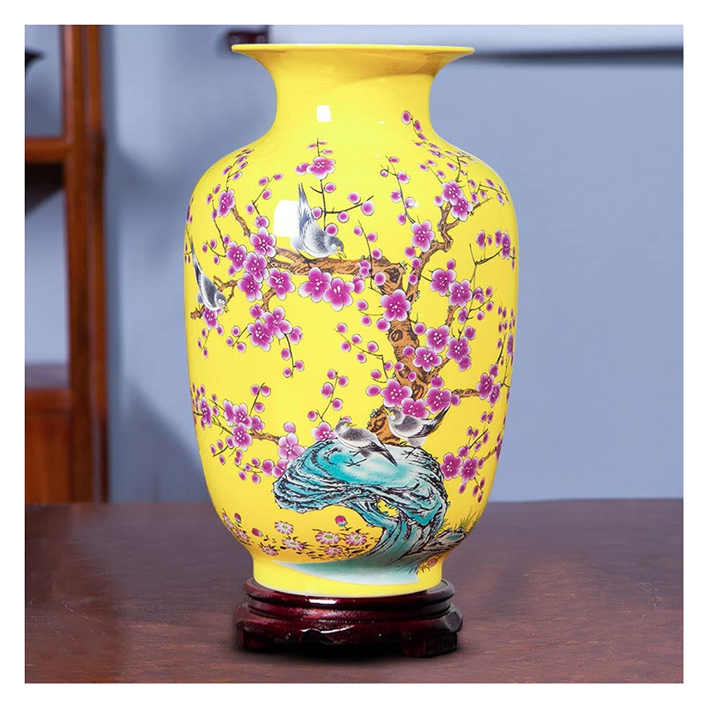 Vase en céramique rétro TUSUOD pour décoration de salon et table de chevet