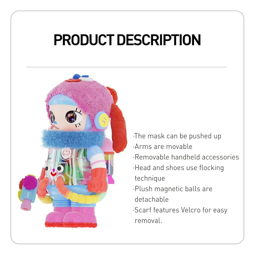 ぬいぐるみ MEGA SPACE MOLLY 400% JON BURGERMAN MEGA SPACE MOLLY 400% Jon Burgerman - POP MART (United States)