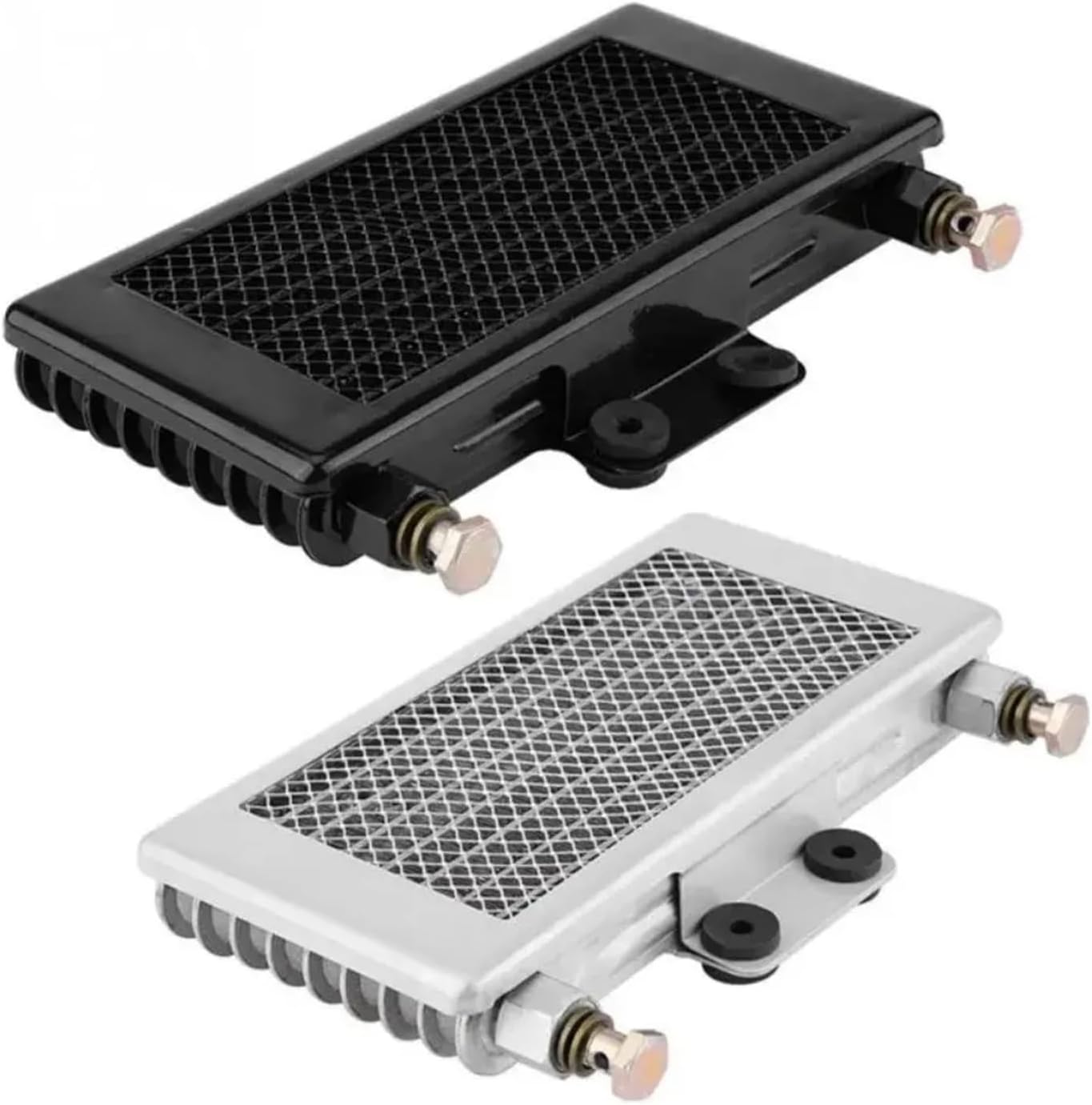 125ml Engine Oil Cooler Oil Cooling System Kit Compatible With GY6 100CC-150CC Oil Cooler Cooling Motor Accessories(Silver)