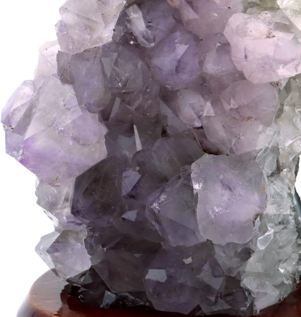 アメジスト クラスター 原石 1点物 台付き 454g ブラジル産 Amethyst