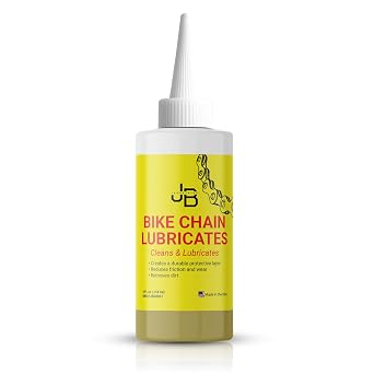JB Industries Bike Chain Dry Lubricant, 4 oz LongLasting Bicycle Chain Lube for Dry & Dusty Conditions Reduces Friction & Noise QuickDrying Formula with Precision Drip Applicator