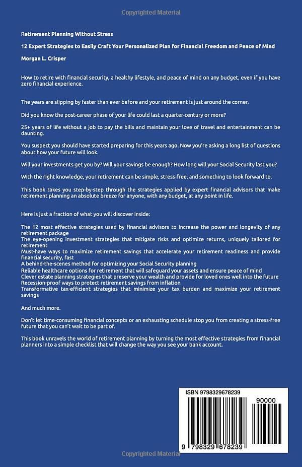 Retirement Planning Without Stress: 12 Expert Strategies to Easily Craft Your Personalized Plan for Financial Freedom and Peace of Mind - Image 2