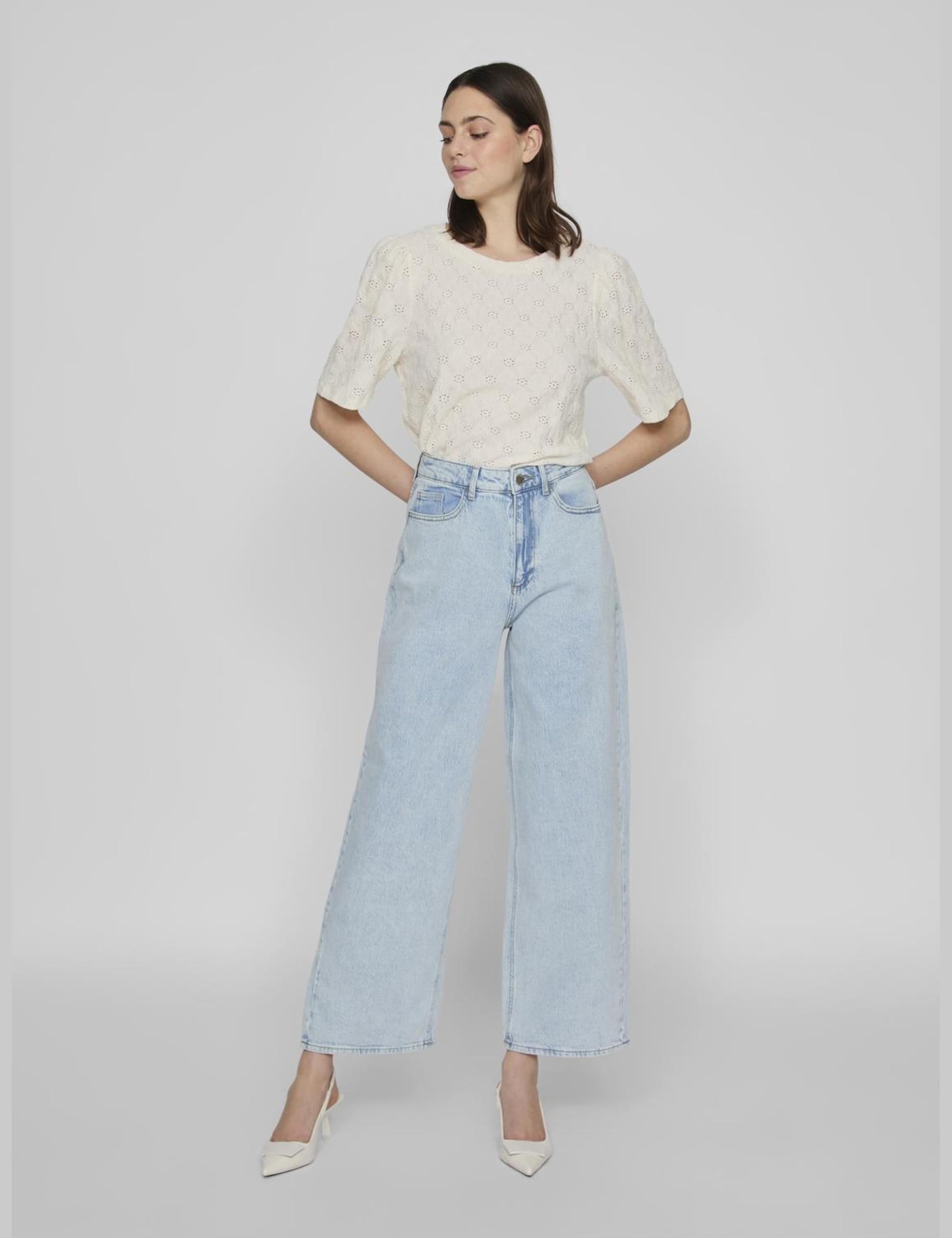 VILA Women's Vifreya Jaf Hw Jeans-Noos