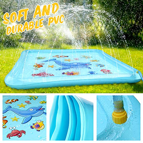 image for Growsland Splash Pad Sprinkler Toys for Kids - 67