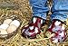 Sloggers Original Waterproof Rain and Garden Shoe for Women– Outdoor Slip-On Garden Clog - Made in The USA with Premium Comfort Insole and Arch Support - Chicken Print Barn Red, Size 8