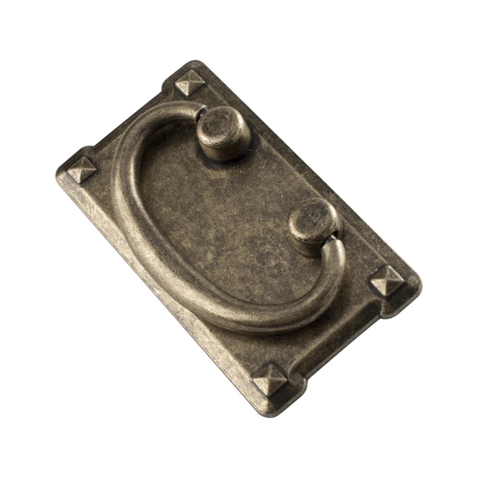 Cidegoo Bronze Vintage Drawer Ring Pulls 4Pcs Antique Cabinet Door Handles