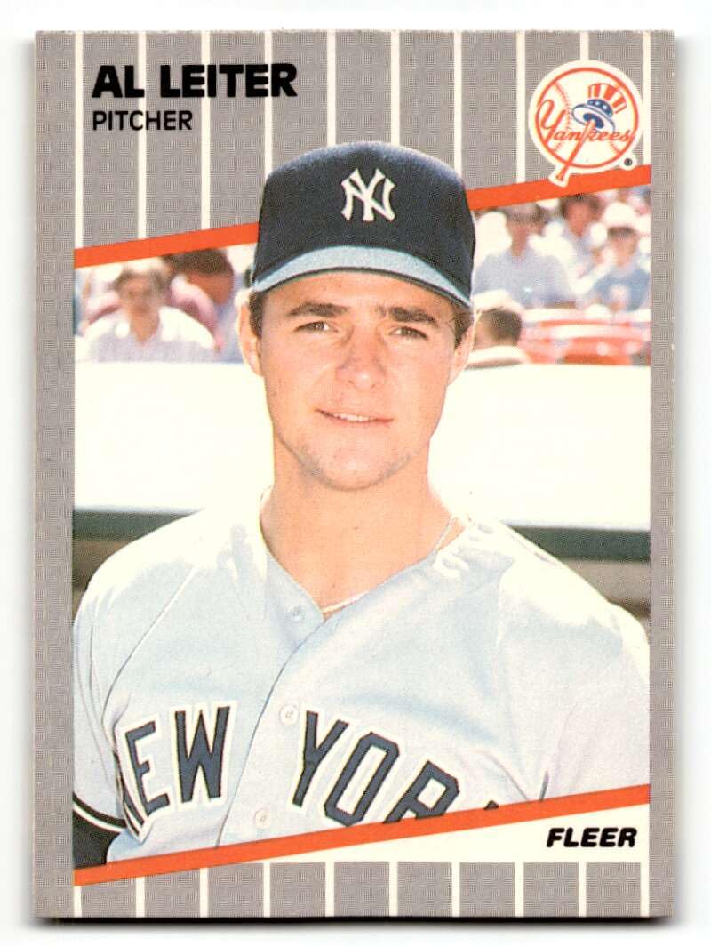 rare 1989 fleer baseball cards Amazon.com: 1989 Fleer #257 Al Leiter New York Yankees Baseball Cards NM  Near Mint Baseball Card : Collectibles & Fine Art