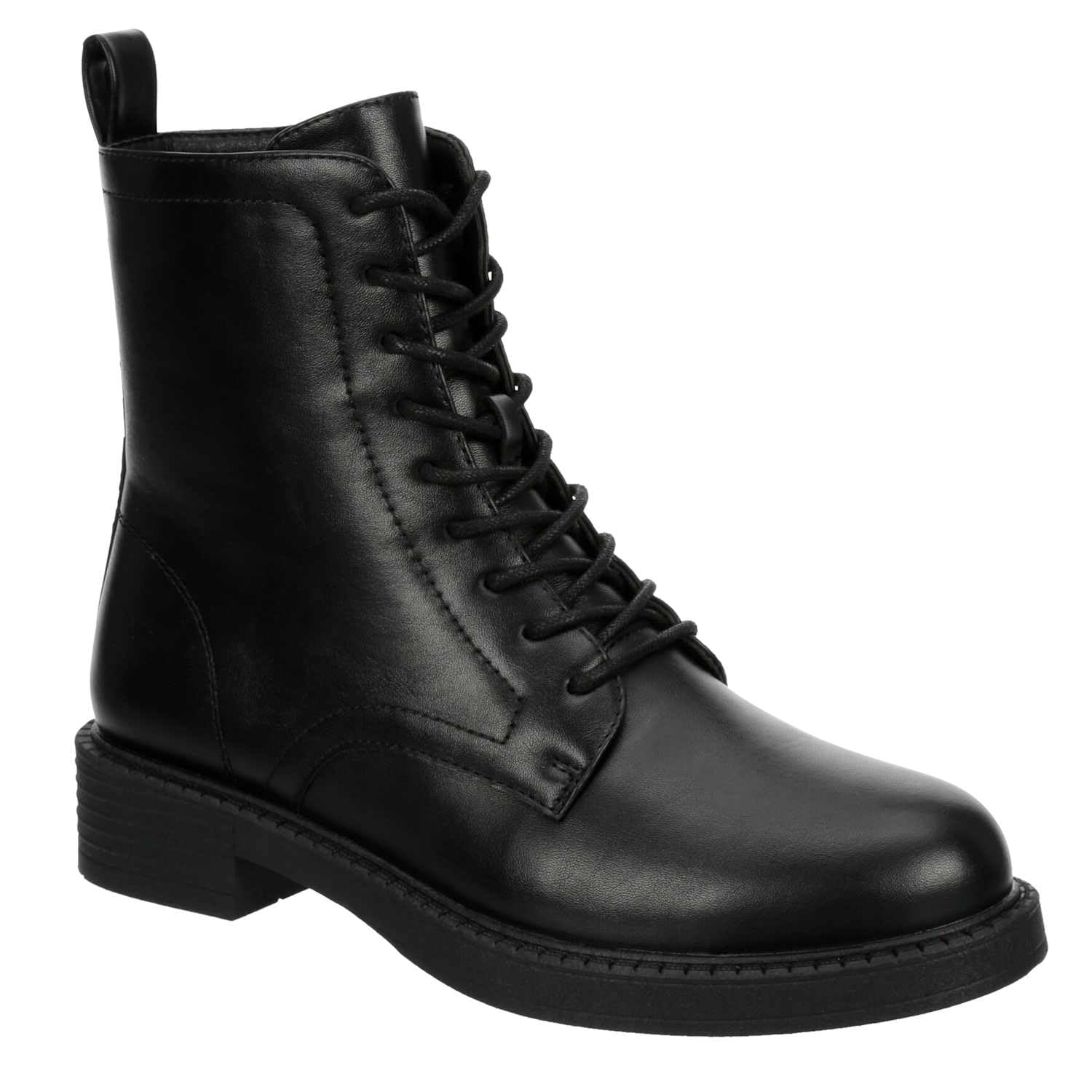 XAPPEAL - Womens Dion Lace Up Boot Black Size 9 0 Medium Width