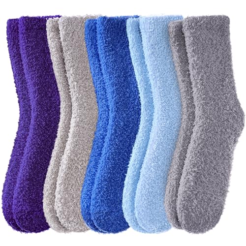 Fuzzy Socks for Women Fluffy Winter Slipper Soft Cozy Warm Plush Fleece Home Sleeping Gifts Socks