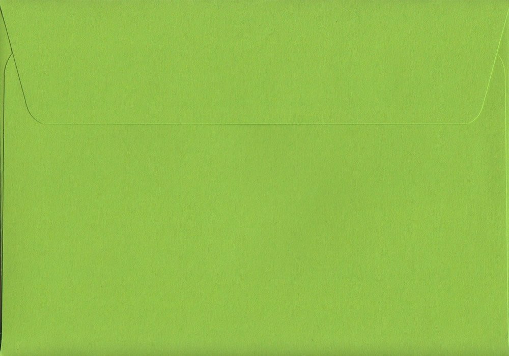 Vivid Lime Green C6 114mm x 162mm Self Sealing C6 Colour Envelope 120gsm (Pack of 100)