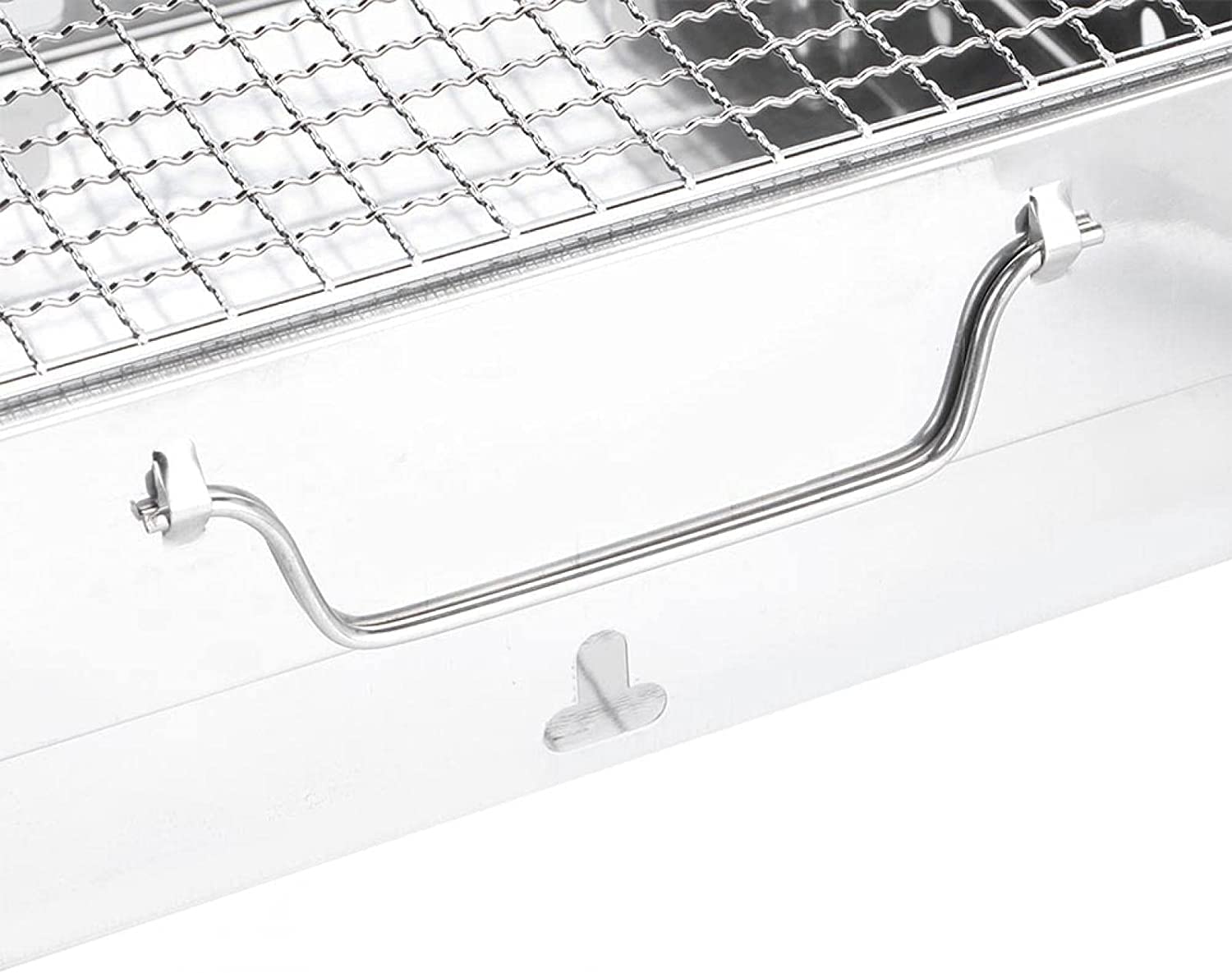 Grill ze stali nierdzewnej - Łatwy w użyciu grill Grill węglowy Bez rdzy do grilla Kebab do japońskiego grilla 35x27x20cm