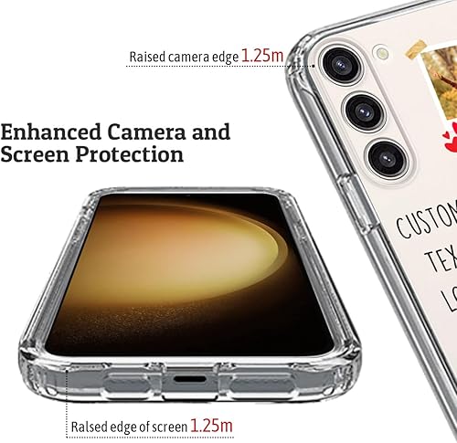 Vista 91 de Funda transparente 3 en 1 diseñada para teléfono Galaxy S21, Plus/Ultra/FE 5G Samsung, capas protectoras híbridas [protector de pantalla] Borrar 05