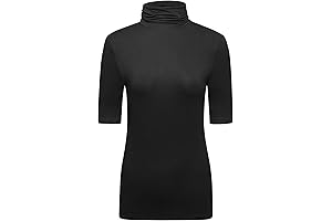 Short Sleeve Turtlenecks for Women: A Stylish and Comfy Layering Essential