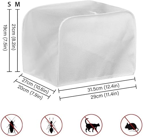 Vista 25 de UNICEU Funda acolchada para tostadora con patrón de café, se adapta a la mayoría de tostadoras estándar de 4 rebanadas patrón de café,Hojas de otoño