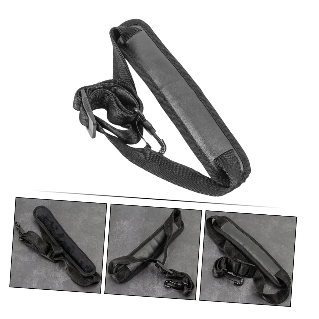ibasenice 3pezzi Tracolla Per Sassofono Imbottita Lint Comfort Ottimale Per Tenore e Soprano Accessorio Essenziale Per Musicisti
