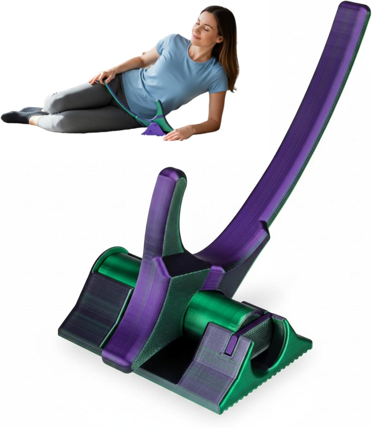 Hip Flexor Release Tool - Hip Flexor Release Tool & Psoas Release Tool, Deep Tissue Manual Back Massager for Sciatica, Ergonomic Self-Massage Tool, Lower Back & Hip Tightness