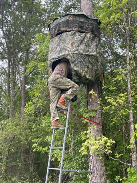 Miniatura 2 de Bow Master+ Tree Stand Bind incluye el soporte para árbol TM100, modelo 2023 (Mossy Oak Country DNA)