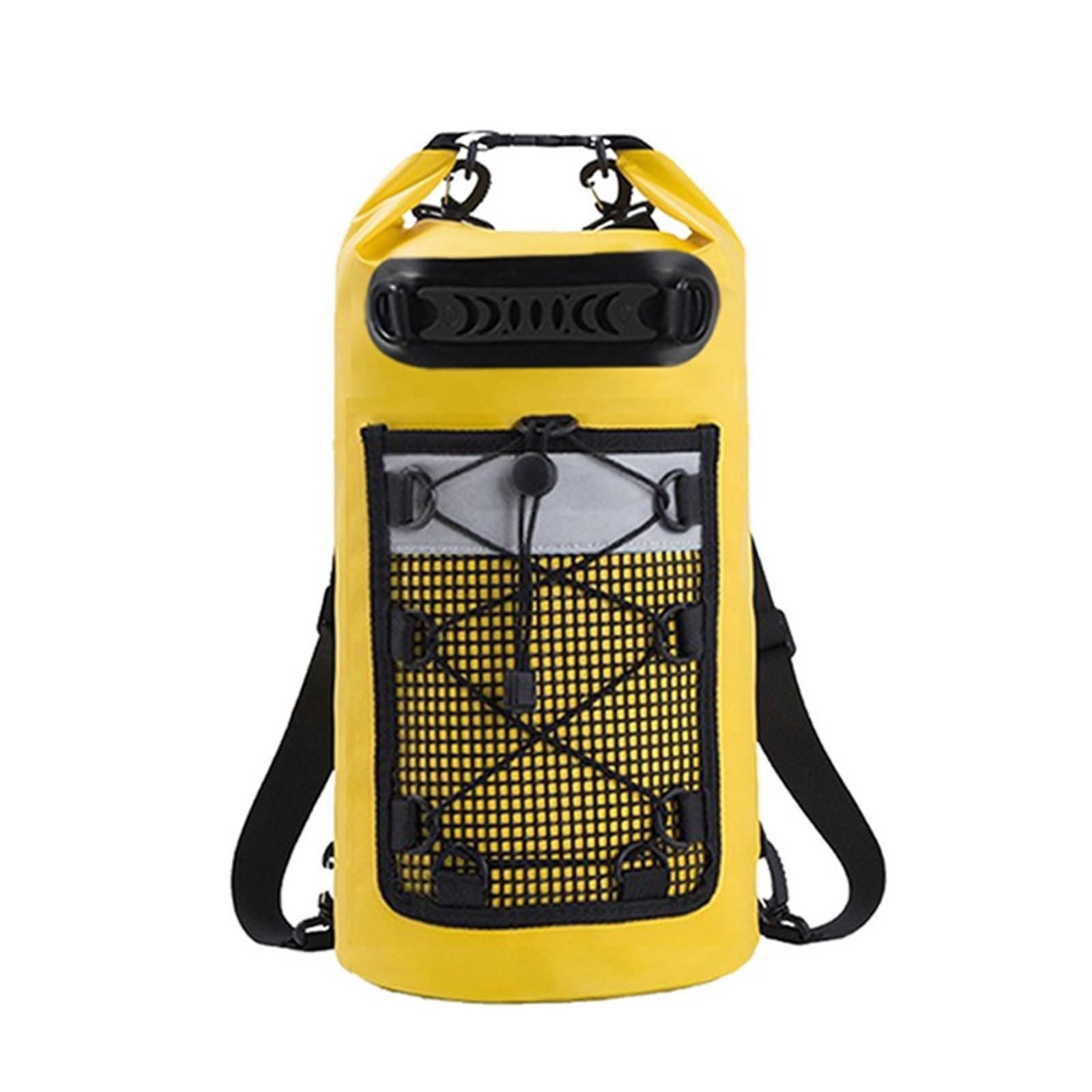 Sac Étanche Sac à Dos Sec en PVC for Femmes et Hommes, Sac étanche bandoulière for Kayak, Trekking, dérive, Rafting, Surf, Bateau(Yellow,20L)