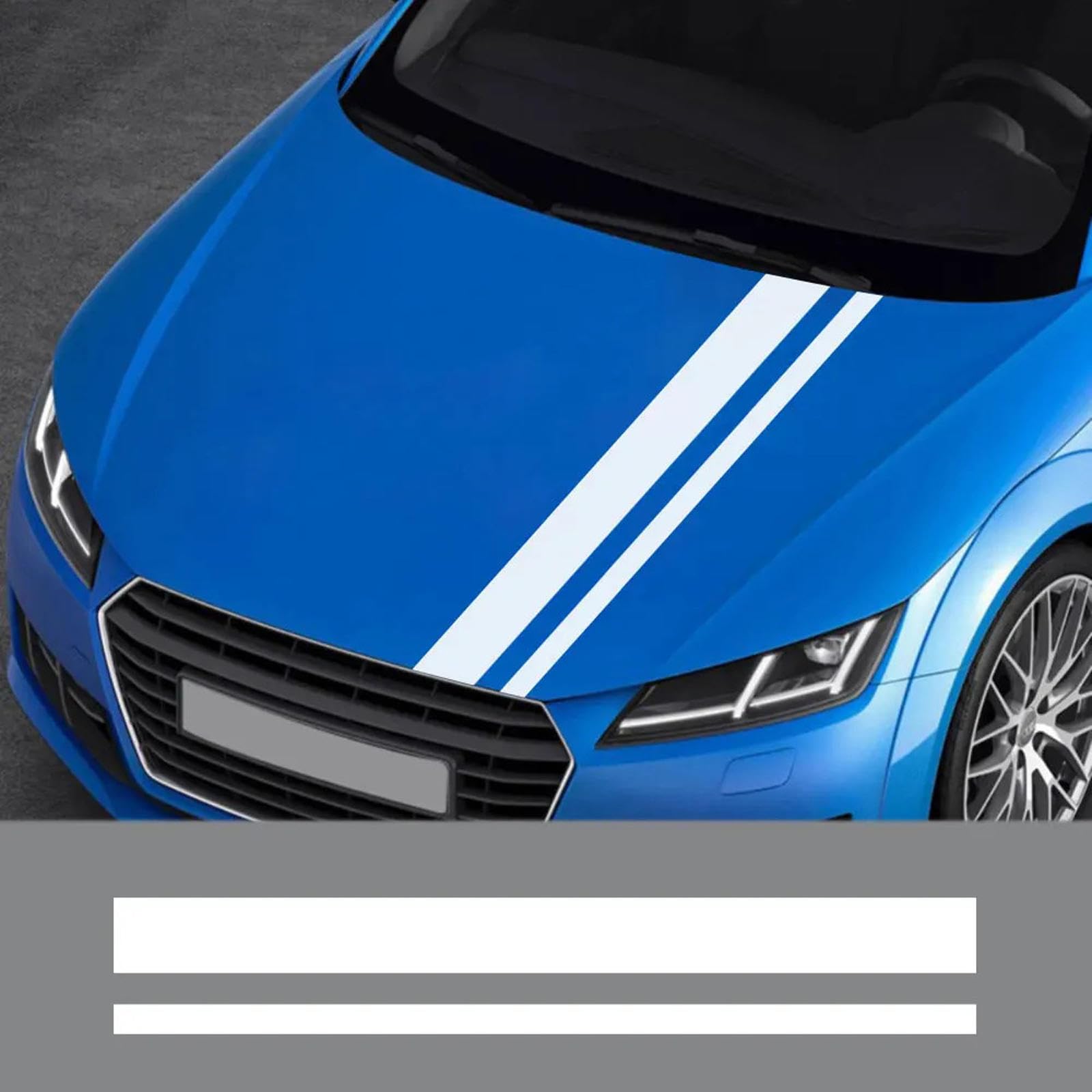 Uniwersalna naklejka na maskę samochodu Klasyczne paski Grafika Stylizacja Naklejki z folii winylowej Auto Body DIY Dekoracja Akcesoria tuningowe