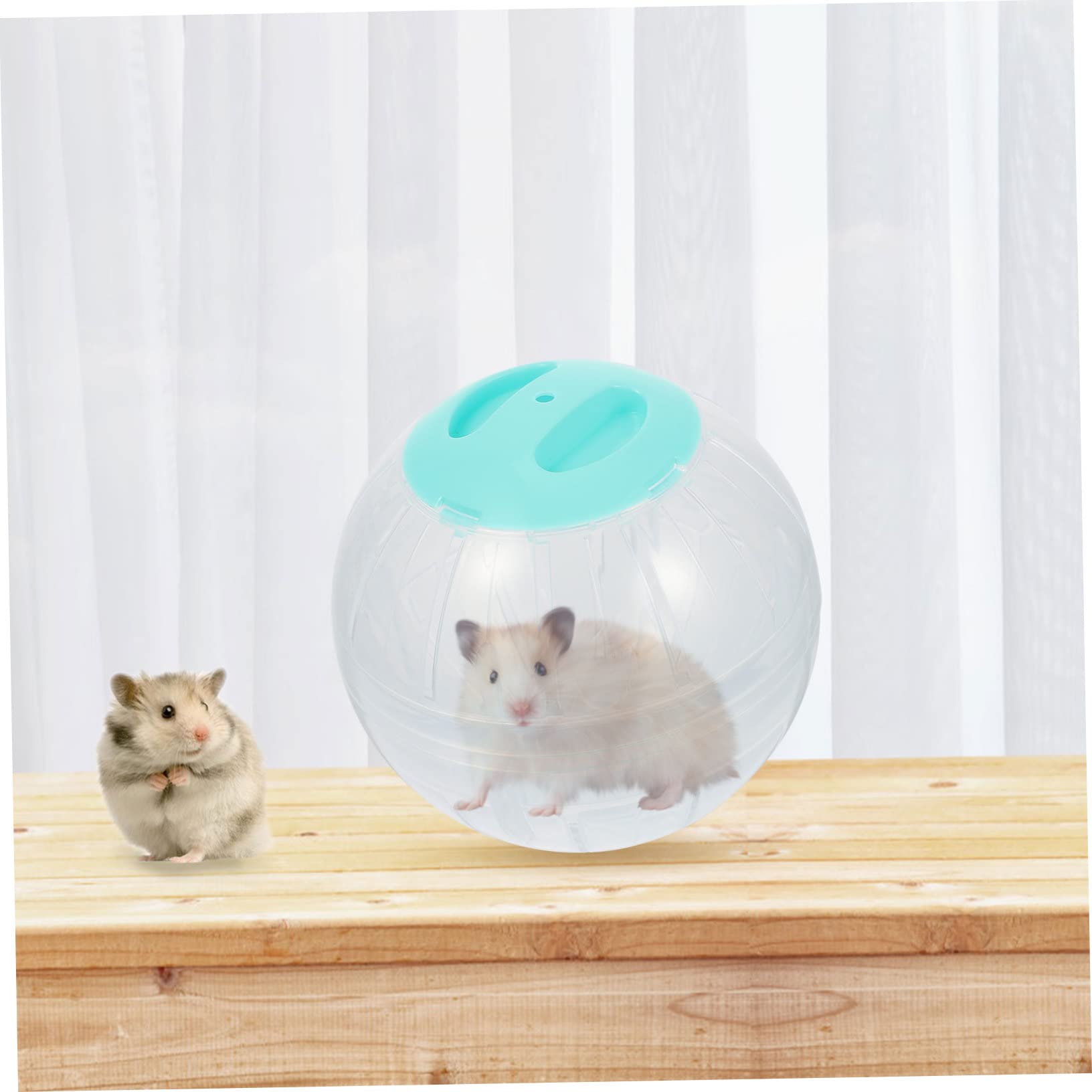 4stücke Hamster Laufball Für Kleine Tiere Transparente Übungsbälle Für Hamster Zwerghamster Mäuse Und Igel Von Bewegung Und Fitness Im Käfig