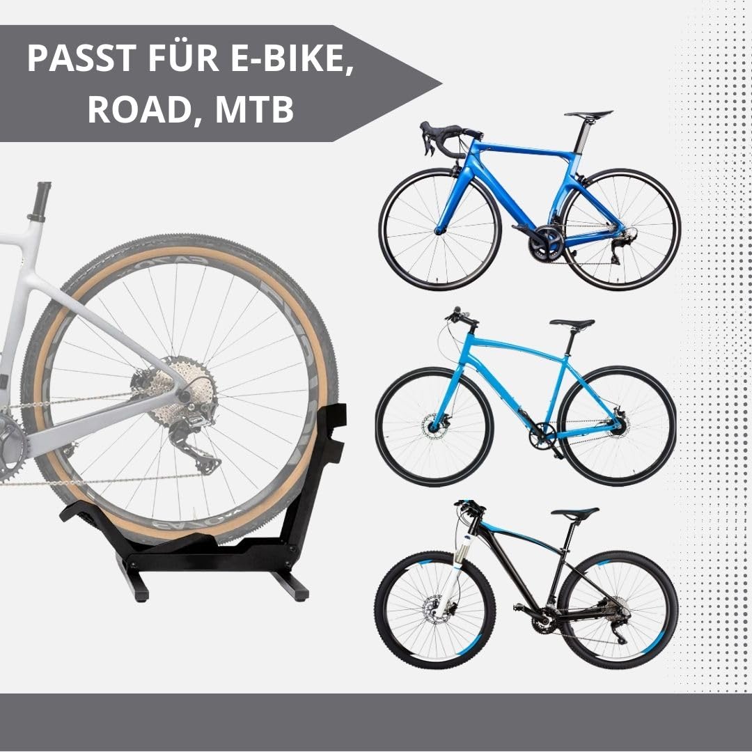 TS1 Béquille de vélo électrique au sol pour vélo électrique Autonome Support roue arrière Roue avant 26 27 28 29 VTT de ConStands