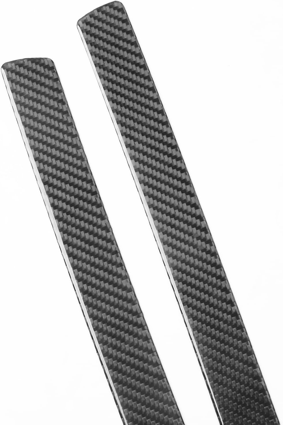 Premium Carbon Fiber Compatible with Volvo XC60 2018-2025 2019 2020 2021 2022 2023 2024 Accessories Car Door Sill Strips Door Entry Protection Trim Cover Interior Trim Sticker Decal Black 2PCS