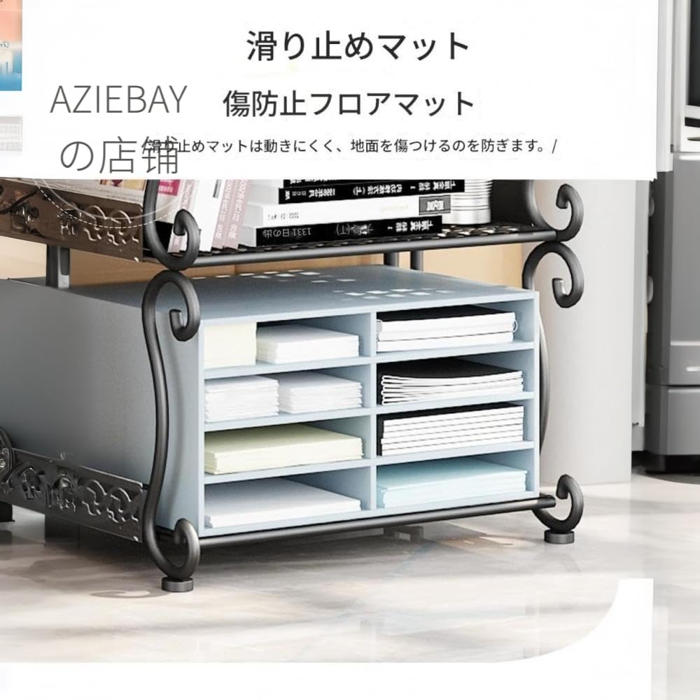 Amazon.co.jp: AZIEBAY アイアン ガーデンラック 3段/4段/5段 屋外