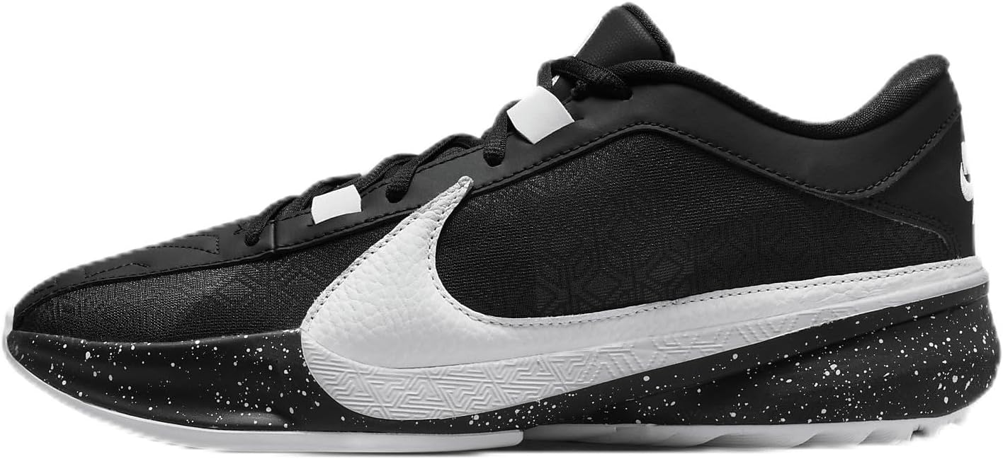 Nike Giannis Freak 5 Men's Basketball Shoes (DX4985-003, Black/Pure Platinum/White) Size 4