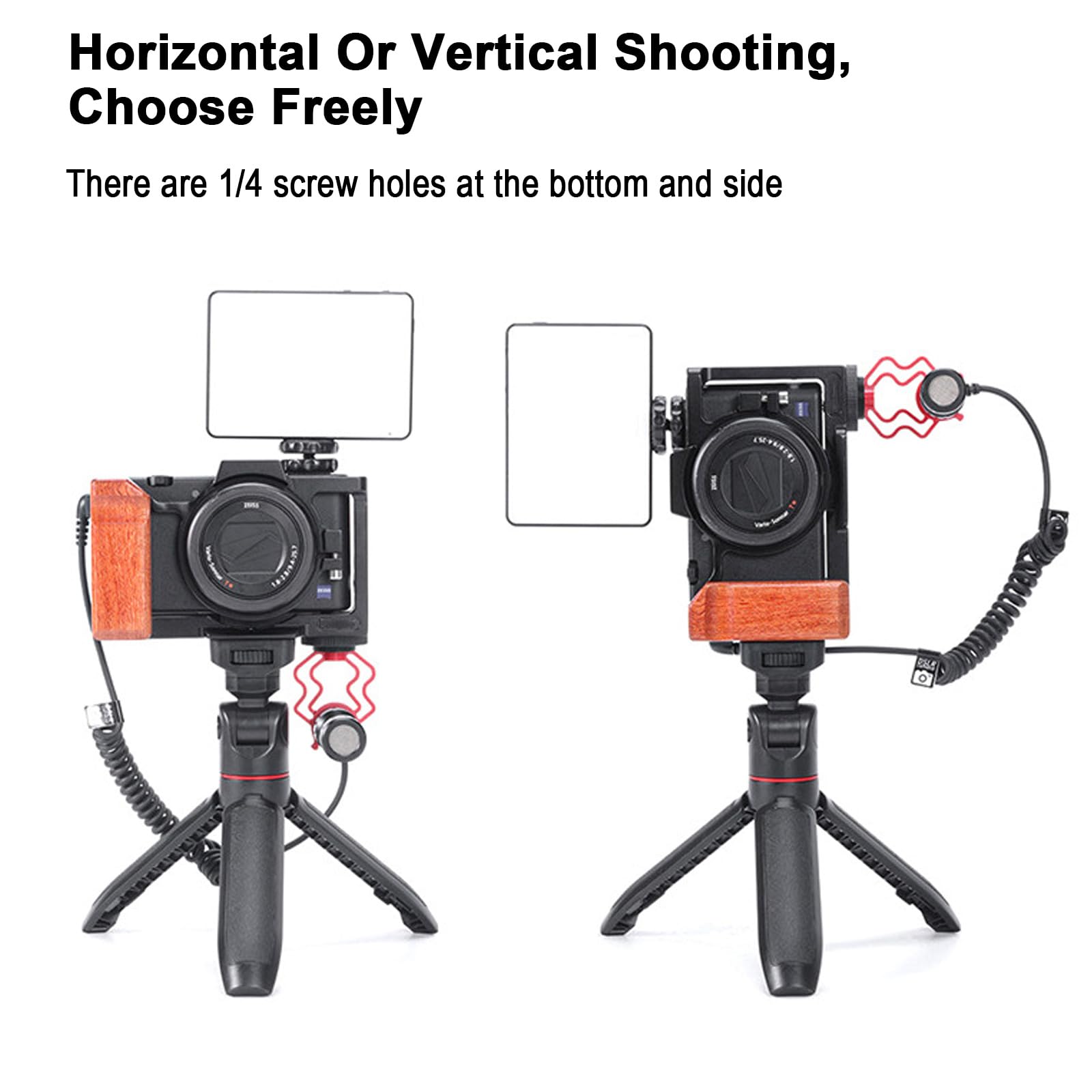 Smallrig Zv1 Kooi Voor Sony Zv1 Camera Kooi Met Zijhandvat Geïntegreerde Koude Schoen Voor Microfoon Flitslicht Diy Optie 2938  44