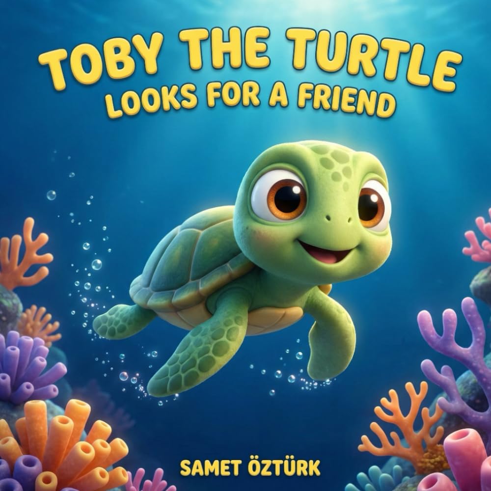 Toby the Turtle Looks for a Friend: A Heartwarming Story About Courage, Kindness, and Finding Your Family (Includes Ocean Coloring Pages)