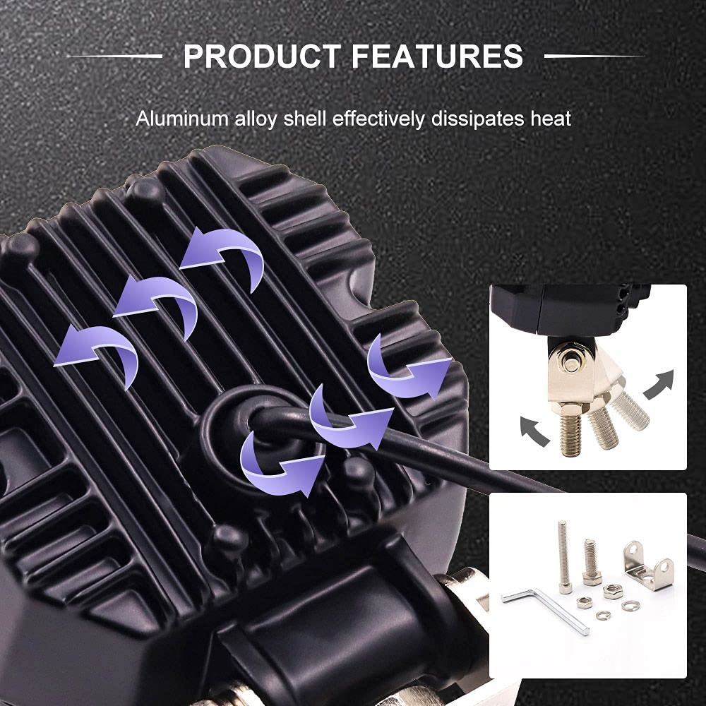 Amazon | X-STYLE 20W バイク フォグランプ 2色 ホワイト・ブルー