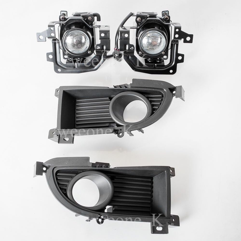 K1AutoParts Spot Fog Light Lamp Kit Fit For Mitsubishi Lancer Cedia 2004 2005 2006 V.2