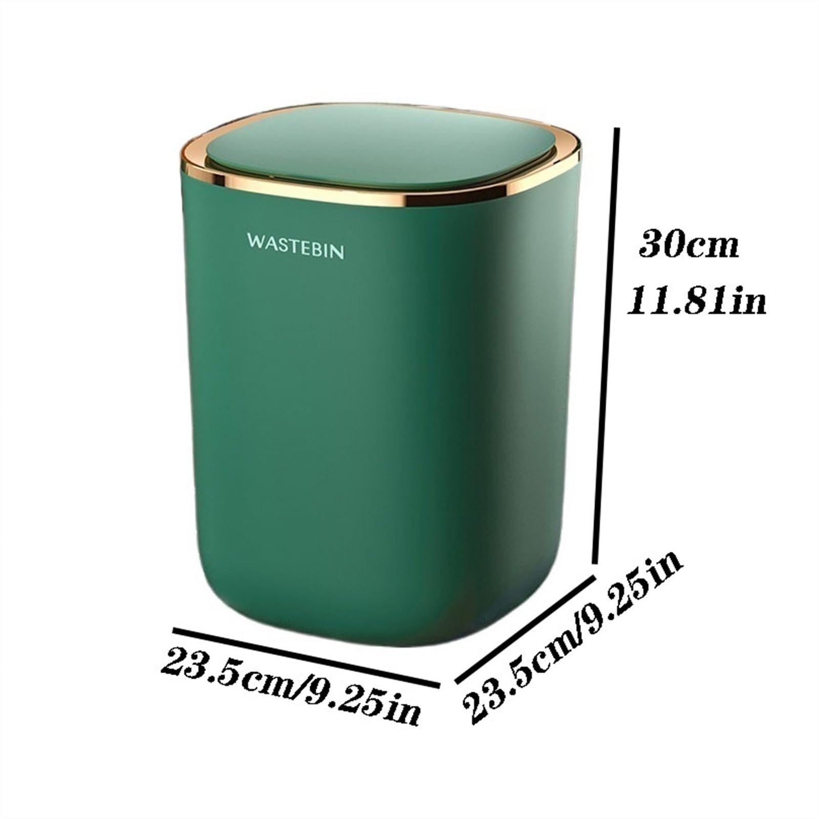 Cestino Pattumiera Soggiorno Camera da Letto Cestino for la Carta igienica Bagno con Coperchio Pattumiera for Interni Papeleras para Cocina(A)