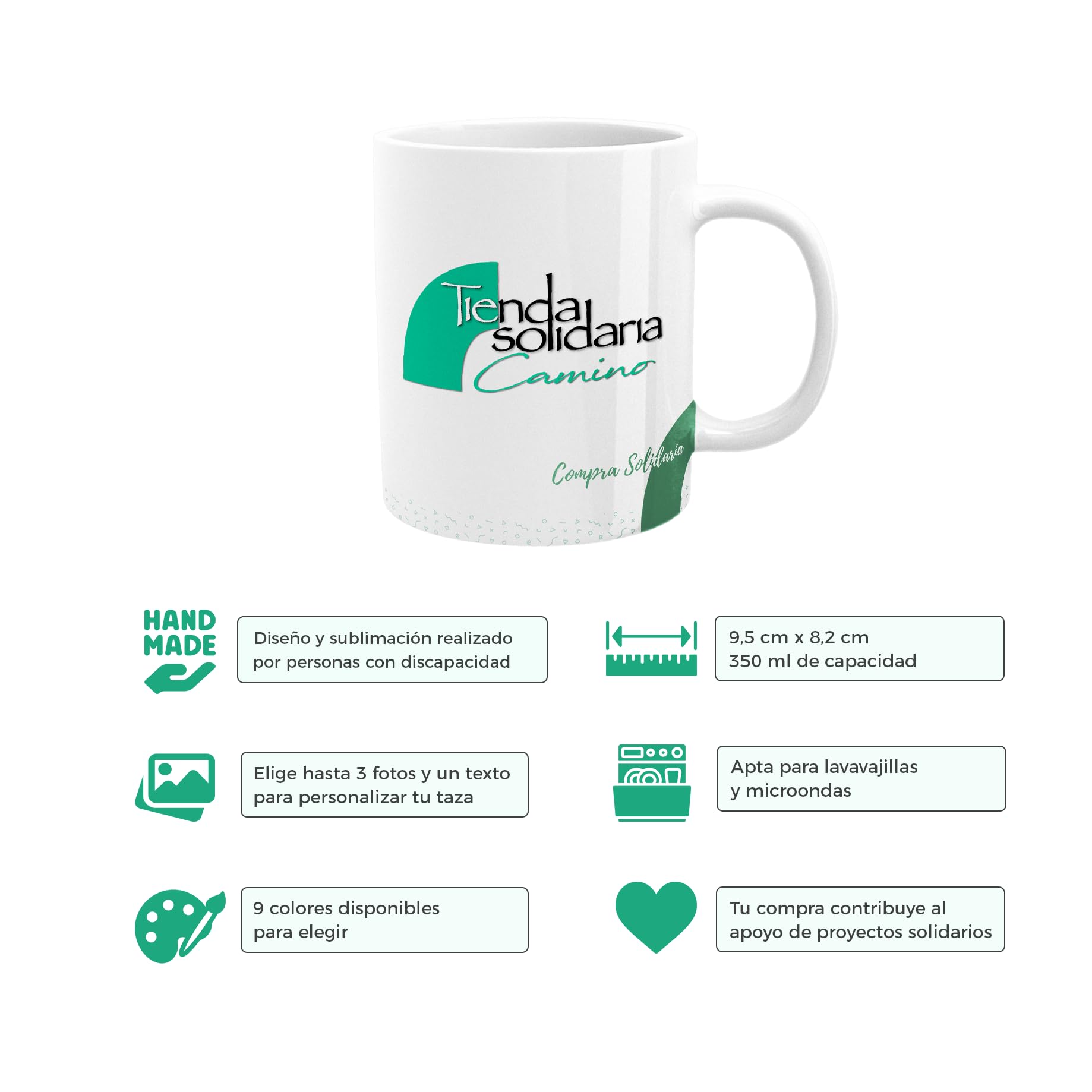 Tazas Personalizadas | Tazas Personalizadas con Foto y Texto | Tazas originales para regalar | Regalos Personalizados | Tazas con nombre | Tazas de Cafe Personalizadas | Compra Solidaria