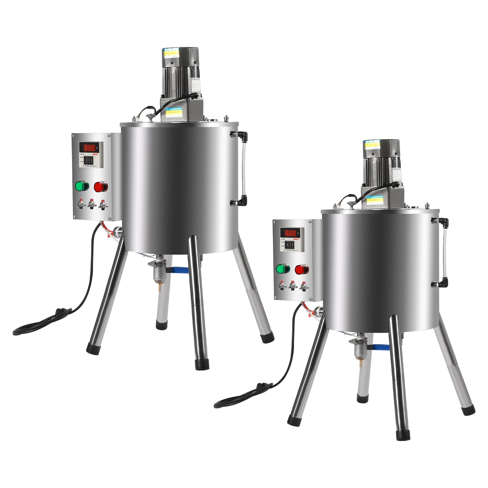 Bitodd Heating Mixing Filling Machine 304Stainless Steel Manual Stirring Tank Type Lipstick Candle Heat Filler for Liquid and