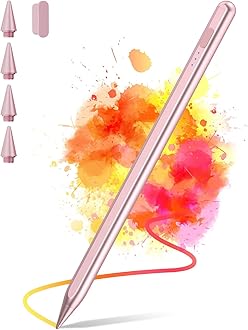 SENMO Stylus Pen for iPad 2018-2025, 2X Fast Charge iPad Pencil 2nd Generation Compatible with Apple iPad A16 11/10/9/8/7/6, Pro M5/M4/12.9"(6/5/4/3)/ 11"(4/3/2/1), Mini 7/6/5, Air M3/M2/5/4/3