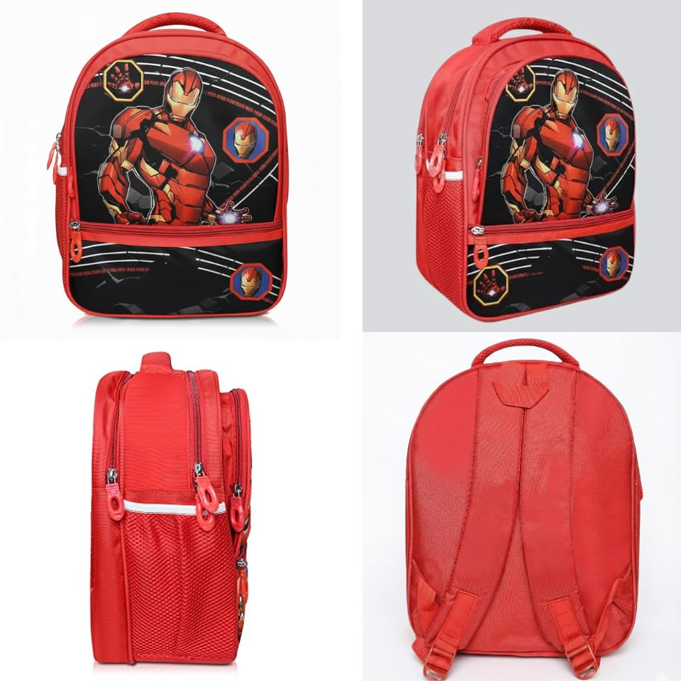 Image of Stylbase Cartoon Printed School Bag for Boys and Girls | Waterproof Backpack Bag for Travelling Sports | Kids Bag Ideal for UKG Nursery 1st Class | School Bags for 5 7 Years 15 Inches